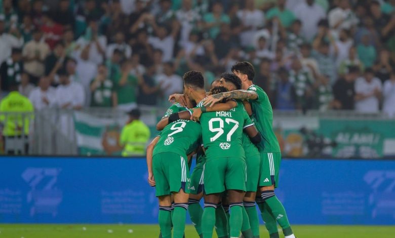 دوري أبطال آسيا .. الأهلي السعودي يتفوق على شباب أهلى دبي 2-0 في الشوط الأول