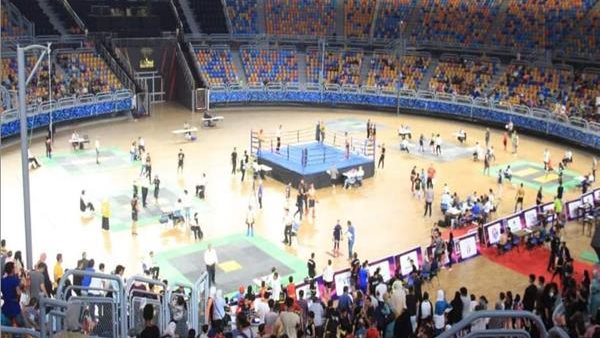 منافسات قوية في البطولة العربية للأندية للكيك بوكسينج باستاد القاهرة