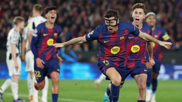 برشلونة يتجاوز نيوكاسل بنتيجة عريضة ويحجز مكانه في ربع النهائي
