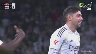 الريال ضد إلتشيه.. أنطونيو روديجير وفيديريكو فالفيردي يسجلان لـ ريال مدريد في مرمى إلتشي بالدوري الإسباني