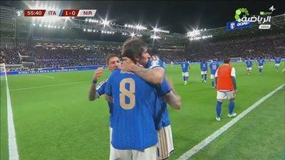 إيطاليا ضد أيرلندا الشمالية.. ساندرو تونالي يسجل الهدف الأول لـ منتخب إيطاليا في مرمى أيرلند الشمالية بتصفيات كأس العالم