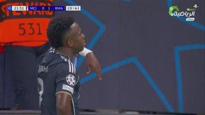 مان سيتي ضد الريال.. فينيسيوس جونيور يسجل الهدف الأول لـ ريال مدريد في مرمى مانشستر سيتي بدوري أبطال أوروبا