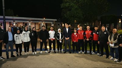وزير الشباب والرياضة يتفقد معسكر منتخب مصر لرفع الأثقال بالإسماعيلية