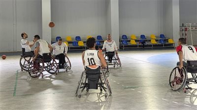 معسكر منتخب مصر لسلة الكراسي المتحركة نحو تصفيات افريقيا