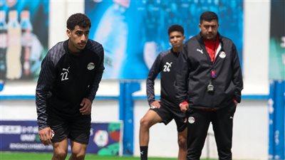 منتخب الناشئين يختتم تدريباته لمواجهة المغرب.. ودرويش يحفز اللاعبين