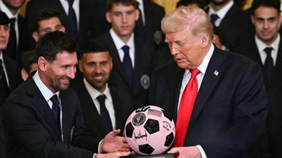 دونالد ترامب لميسي: مرحبًا بك في البيت الأبيض.. وابني بارون من أكبر معجبيك