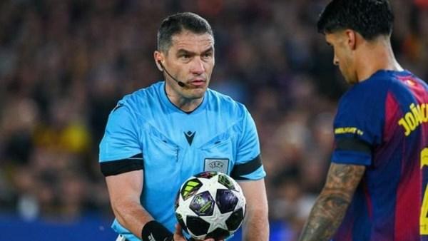 أخطاء كارثية.. استبعاد الحكم كوفاتش بعد أزمة مباراة برشلونة وأتلتيكو مدريد