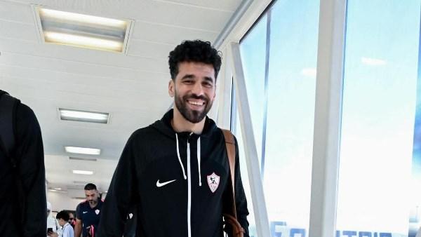 وصول بعثة الزمالك إلى الجزائر استعدادًا لمواجهة شباب بلوزداد في الكونفدرالية | صور