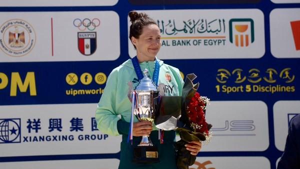 المجرية بلانكا جوزي  تتوج بكأس العالم للخماسي الحديث بالقاهرة