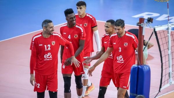 رجال طائرة الأهلي يواجه كاليبي الغاني ببطولة إفريقيا