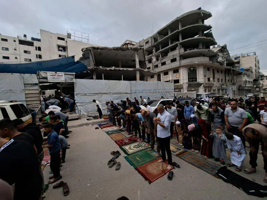 صلاة العيد من قطاع غزة صلاة العيد من قطاع غزة