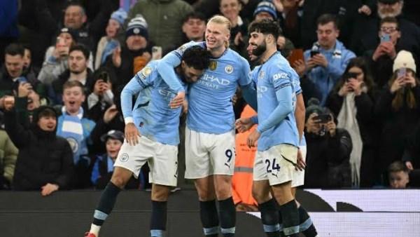 مانشستر سيتي يتقدم بهدف على إيفرتون في الدوري الإنجليزي