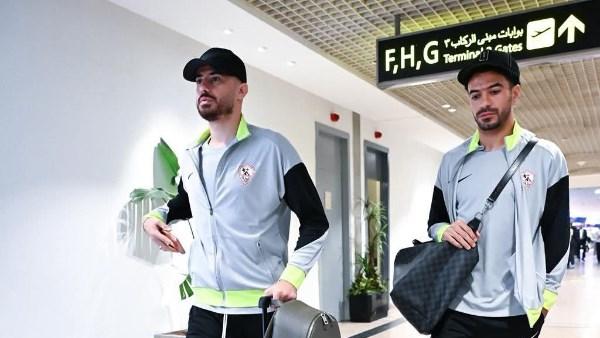 بعثة الزمالك تغادر القاهرة استعدادا لمواجهة اتحاد العاصمة